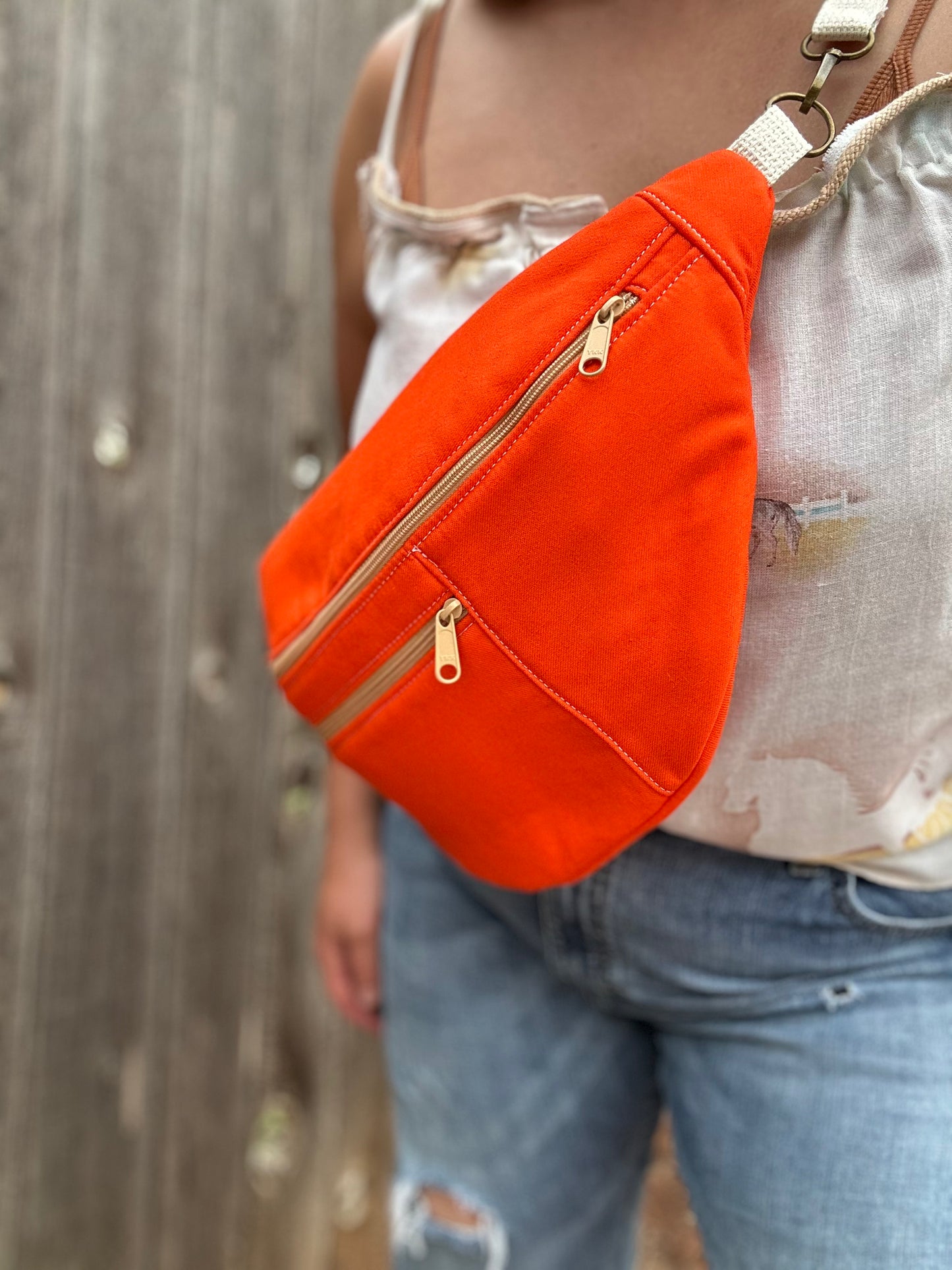 Vintage Orange Canvas Roadtripper