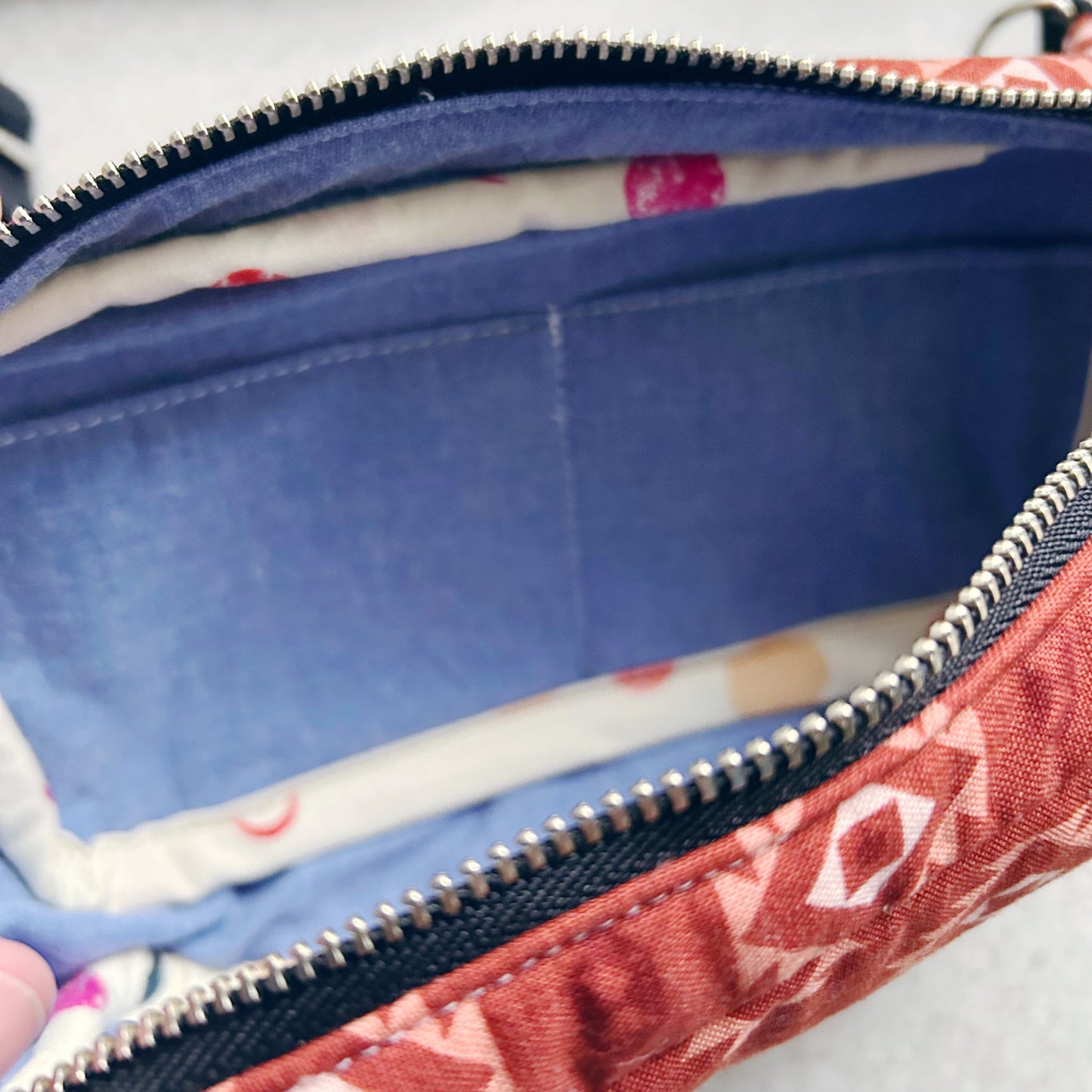 Southwest Denim Mini Crossbody Bag