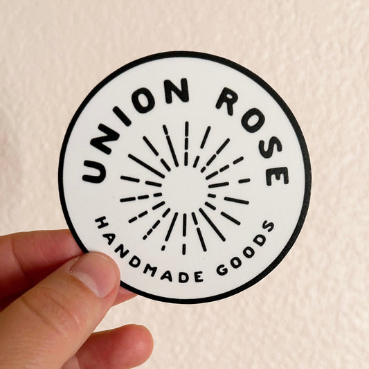 Union Rose Logo Sticker