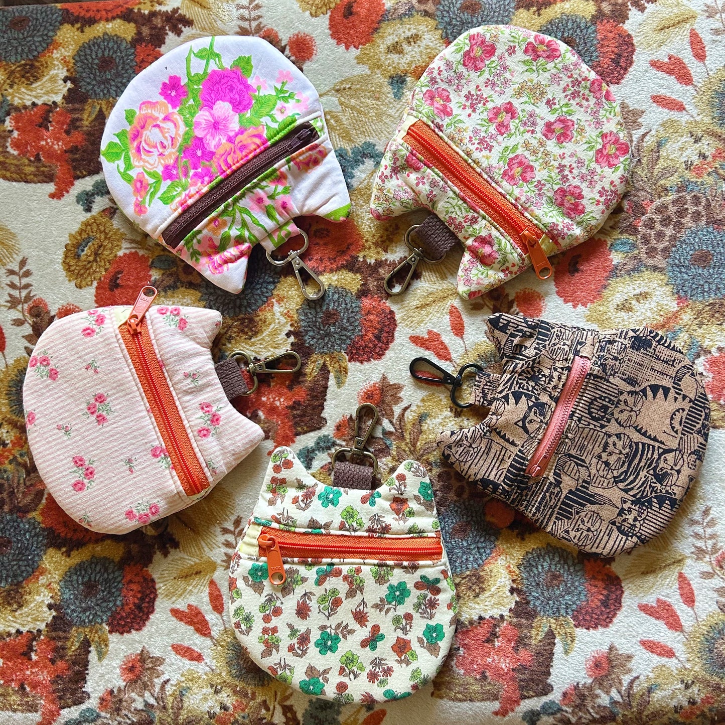 Cat Mini Keychain Bags