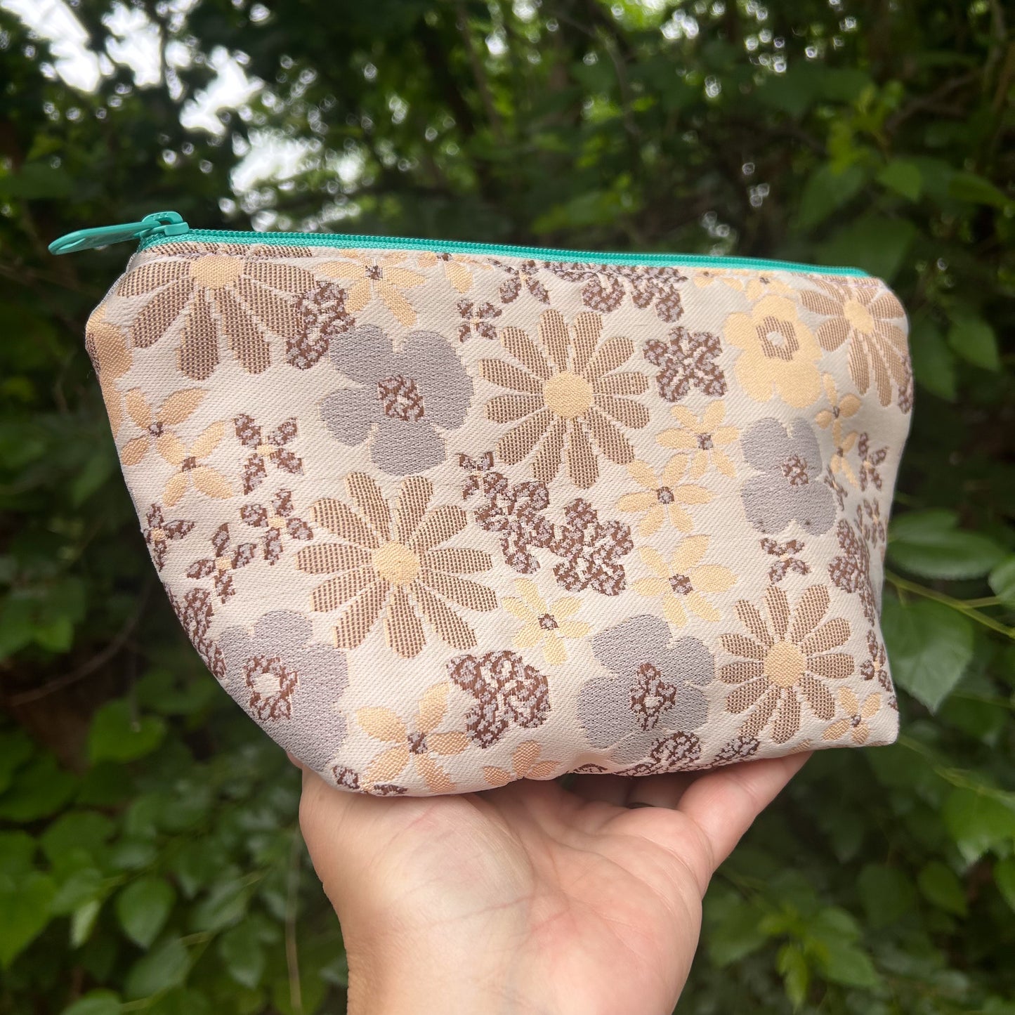 Vintage Double Knit Zip Bags