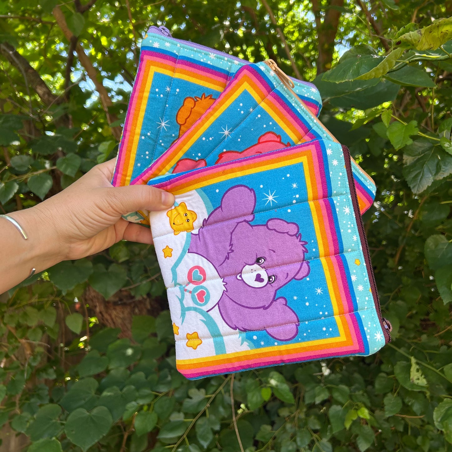 Vintage 80s Bears Zipper Bags