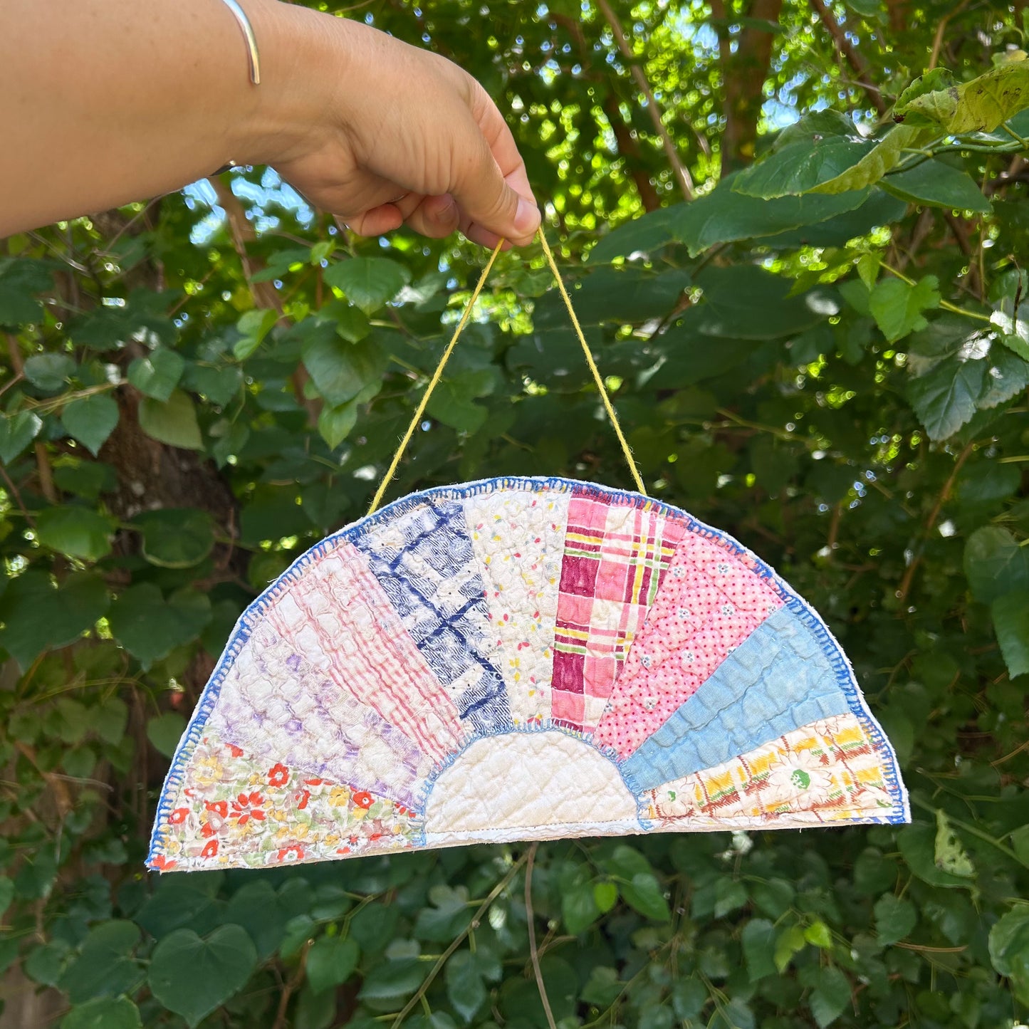Vintage Quilt Rainbow Wall Hangings