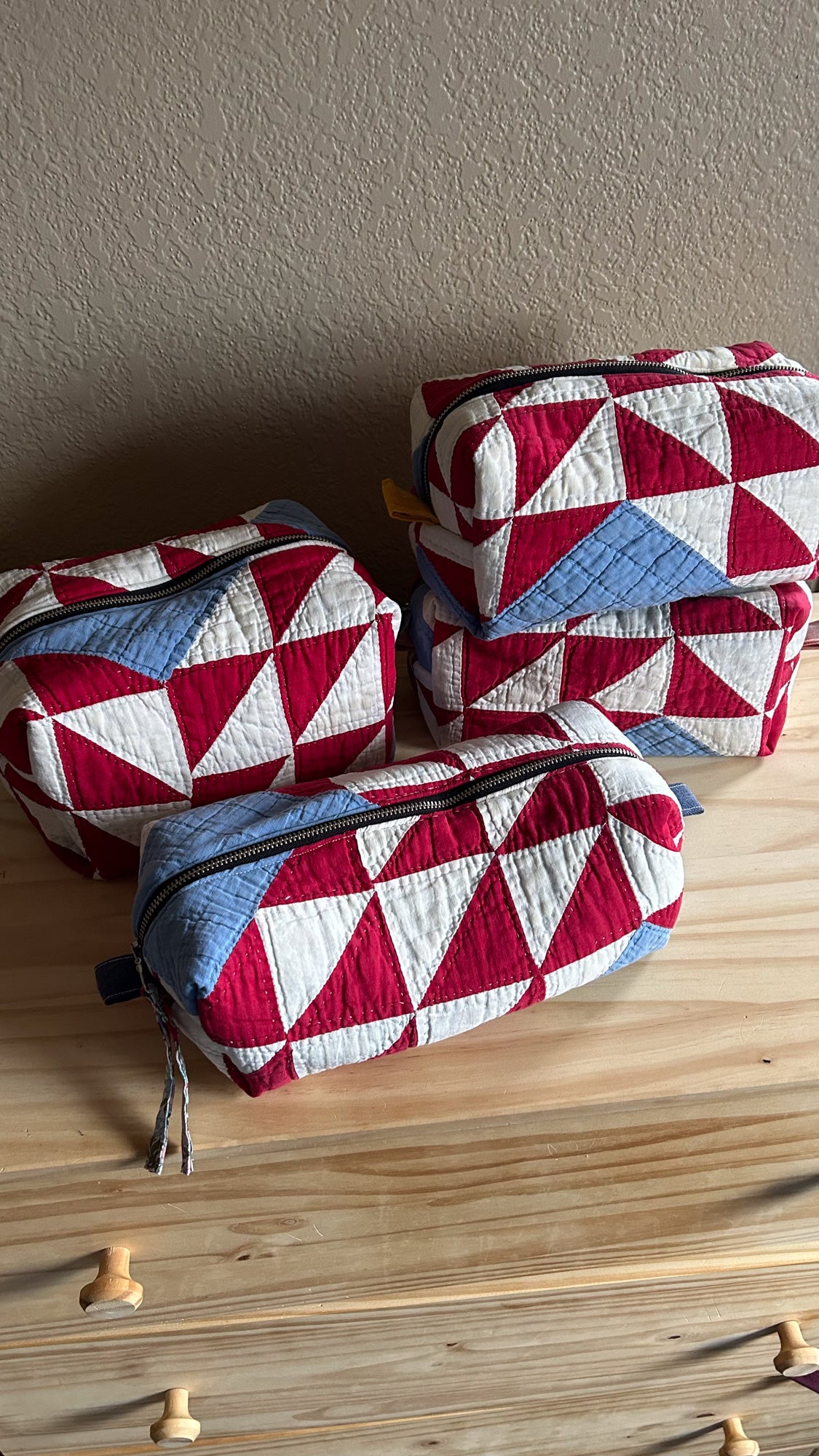 Heirloom Quilted Travel Bags