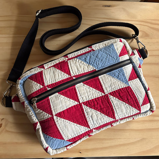Heirloom Quilted Box Crossbody Bag