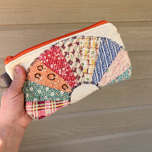 Heirloom Fan Zipper Pouch