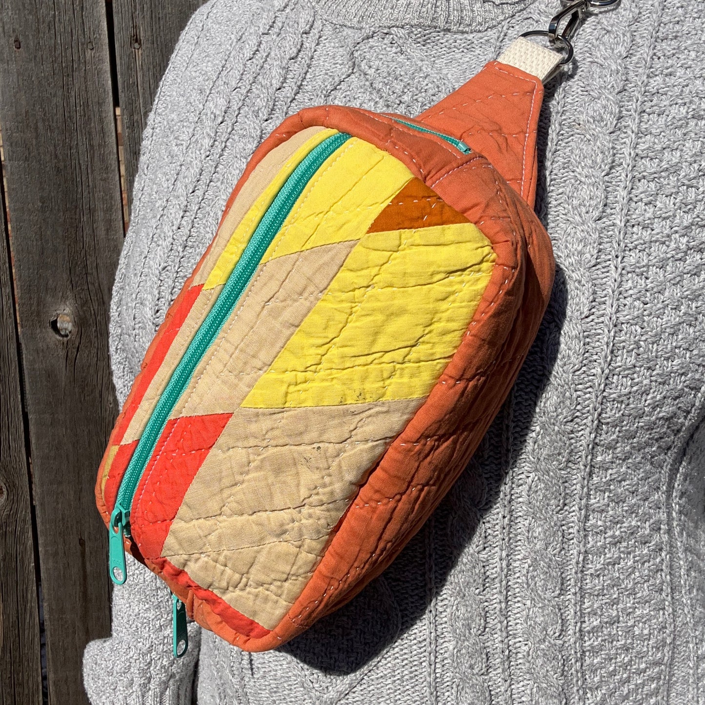 Santa Fe Quilt Crossbody Bag No. 1