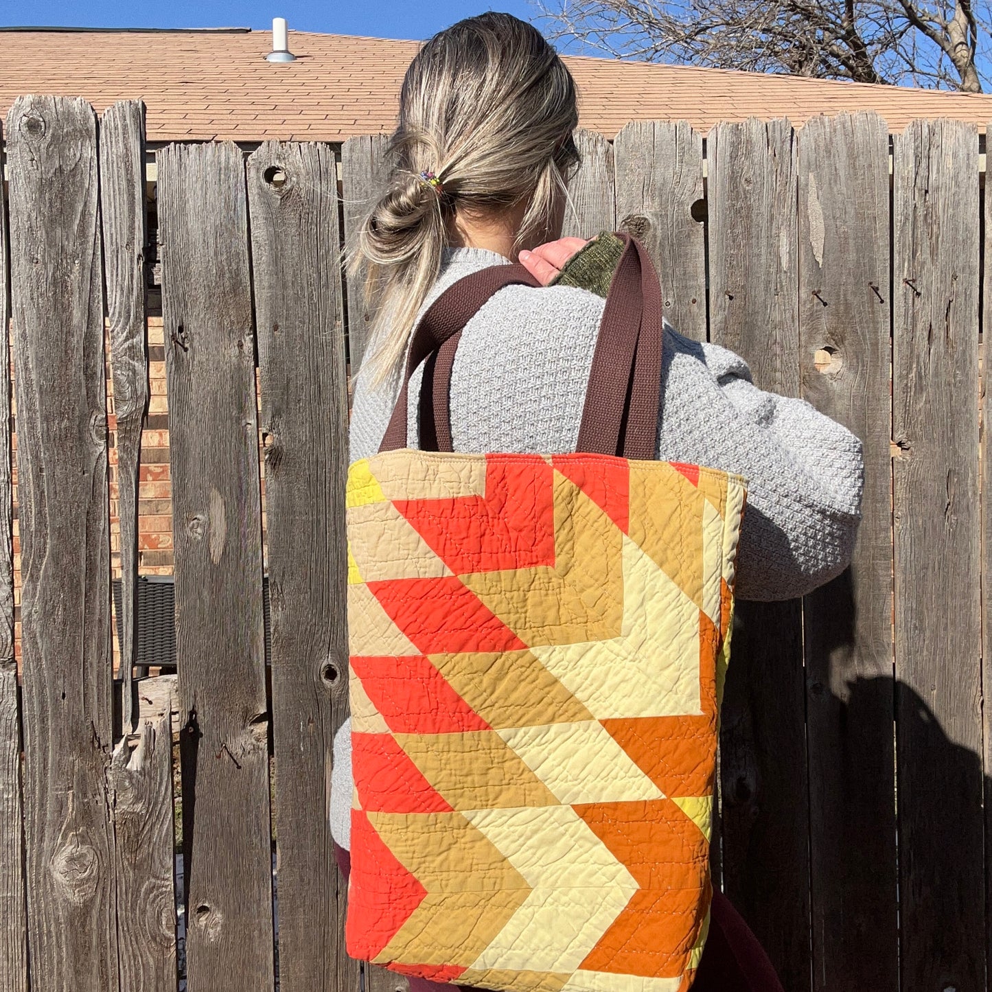 Santa Fe Quilt Tote Bag No. 2