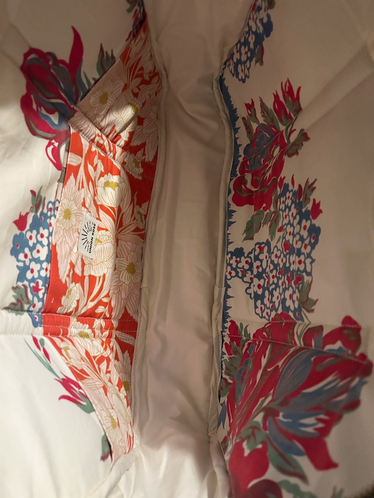 Blue and White Quilted Weekender Bag *Sample Sale*