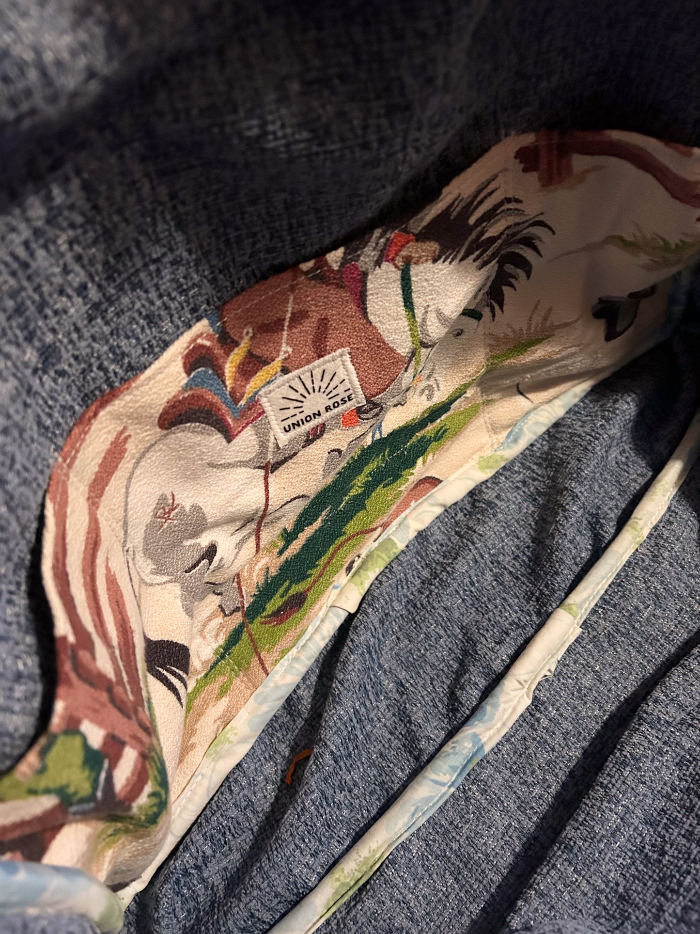 Vintage Cowboy Weekender Bag