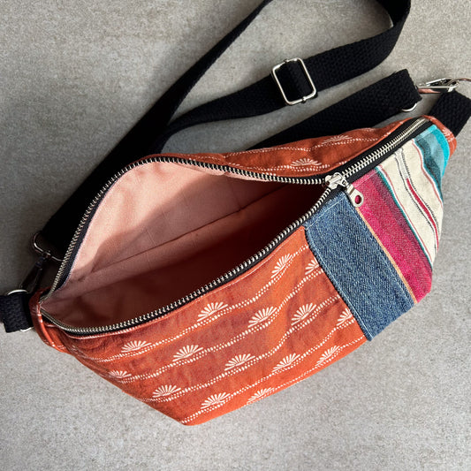 Southwest Quilted Crossbody Bag